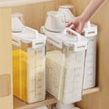 2.5L Airtight Container For Rice, Cereal And Flour With Dispenser And Measuring Cup | Temsk