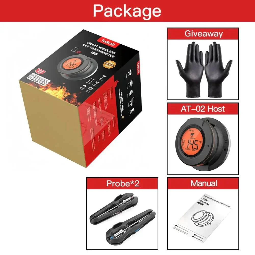 AeroTemp Pro Wireless Meat Thermometer for Barbecue and Grilling | Temsk
