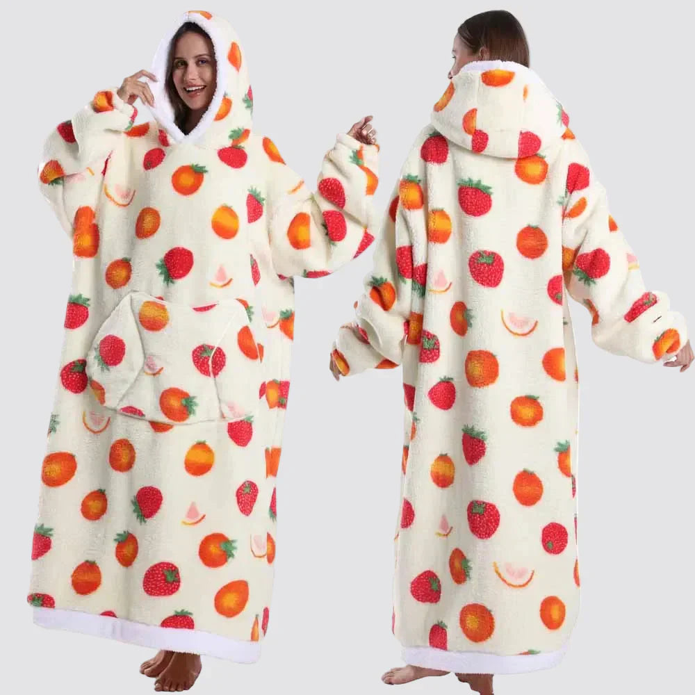 Cozy Oversized Wearable Hoodie Blanket For Adults All Day Comfort | Temsk