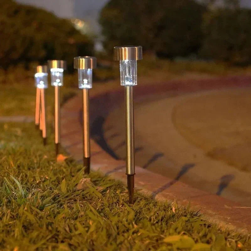 Garden Solar LED Lamp With Weatherproof, Energy-Efficient, Integrated Light Sensor | Temsk
