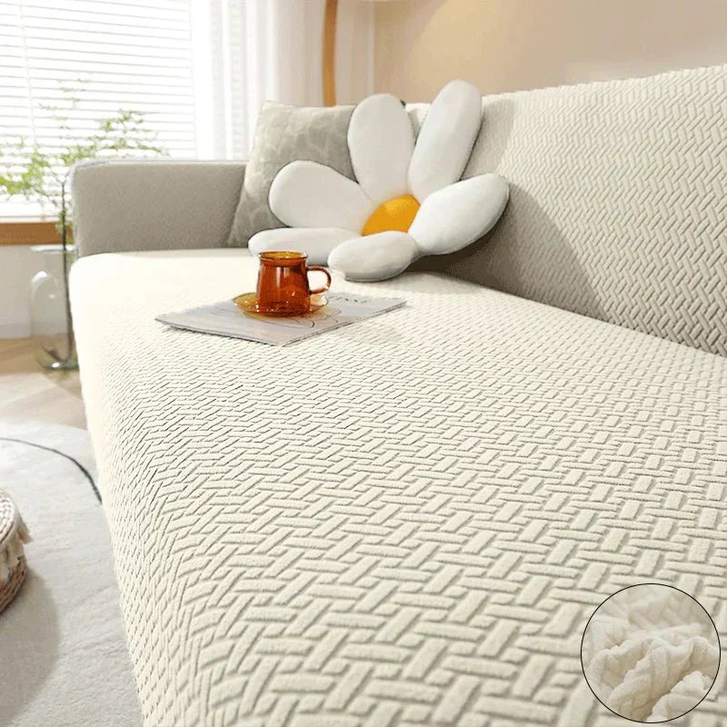 CalmFit Elastic Sofa Cover for Living Room Seating Furniture | Temsk