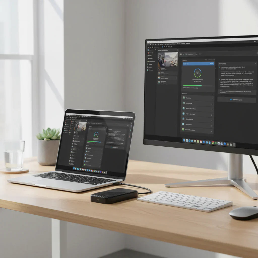 SSD portabil compact pentru backup rapid și stocare a datelor | Temsk
