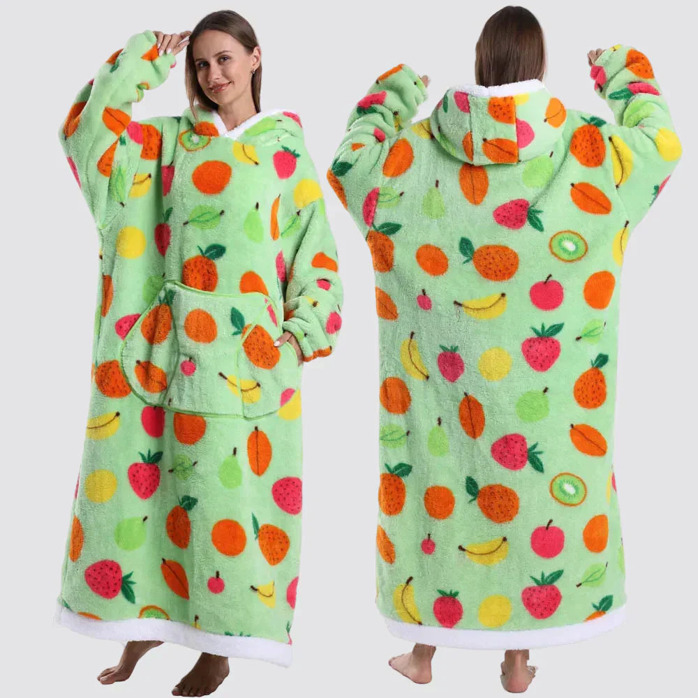 Cozy Oversized Wearable Hoodie Blanket For Adults All Day Comfort | Temsk