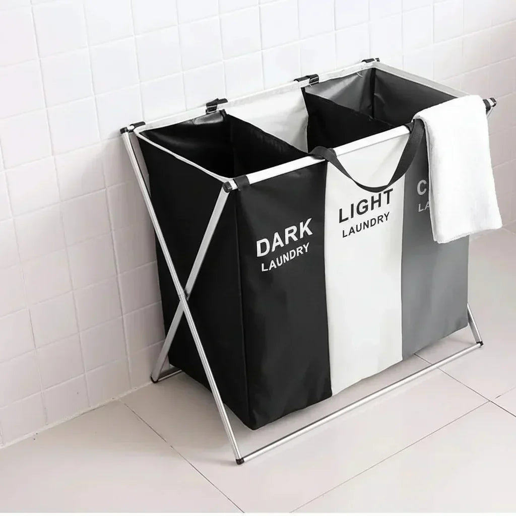 Separador de Roupa NovaSort com 3 Compartimentos e Função de Dobragem | Temsk