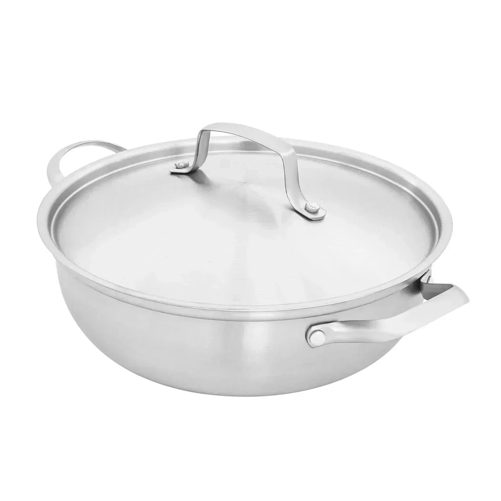 NovaCook Universal Stainless Steel Cooking Pot With Lid For All Stove Types | Temsk