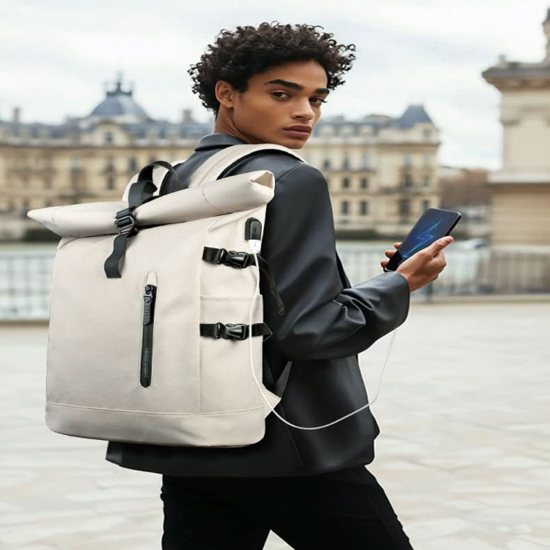 TrailMate Expandable Roll-Top Backpack With Laptop Compartment And Large Capacity | Temsk