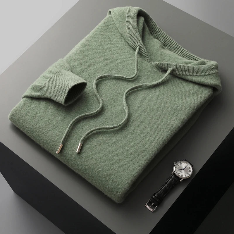 Aeris Hoodie Sweater Merino Wool From Australia For Autumn Winter | Temsk
