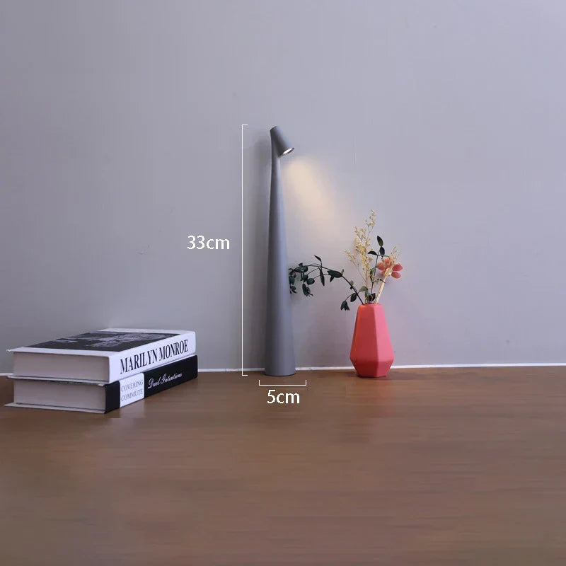 Glowora Tischlampe mit wiederaufladbarer LED und Touch-Dimmung | Temsk