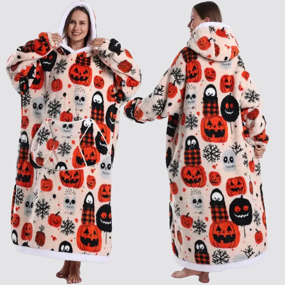 Cozy Oversized Wearable Hoodie Blanket For Adults All Day Comfort | Temsk