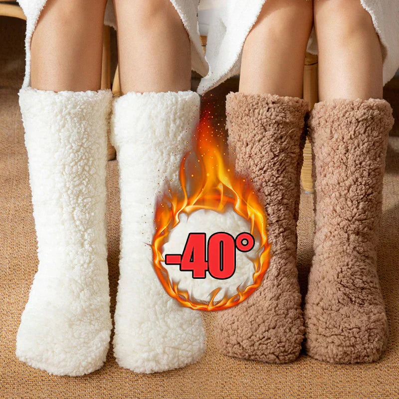 Luma Warm Cashmere Socks Designed For Women With Non-Slip Grip | Temsk