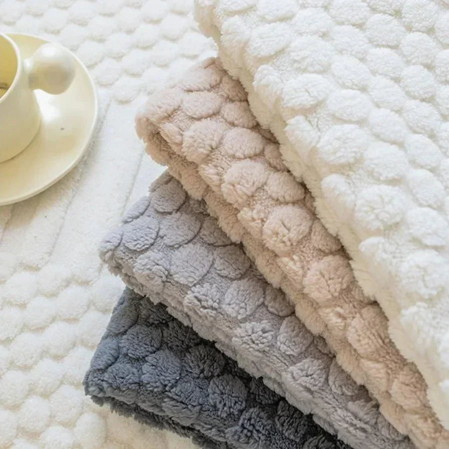 Cozy Cloud Thick Tuft Fleece Sofa Cover For Warm Winter Coziness | Temsk