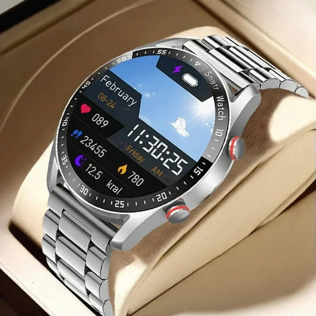 PulseNova Premium Men's Smartwatch With ECG And PPG And Call Function | Temsk