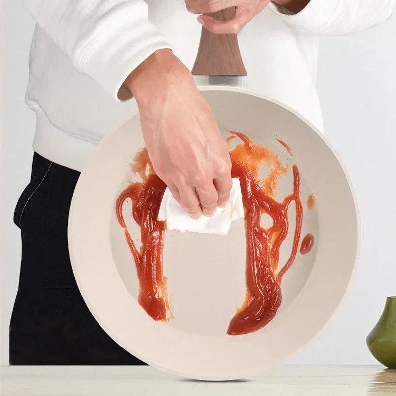 TerraStone Deep Nonstick Pan With Medical Stone Coating For Gas And Induction | Temsk