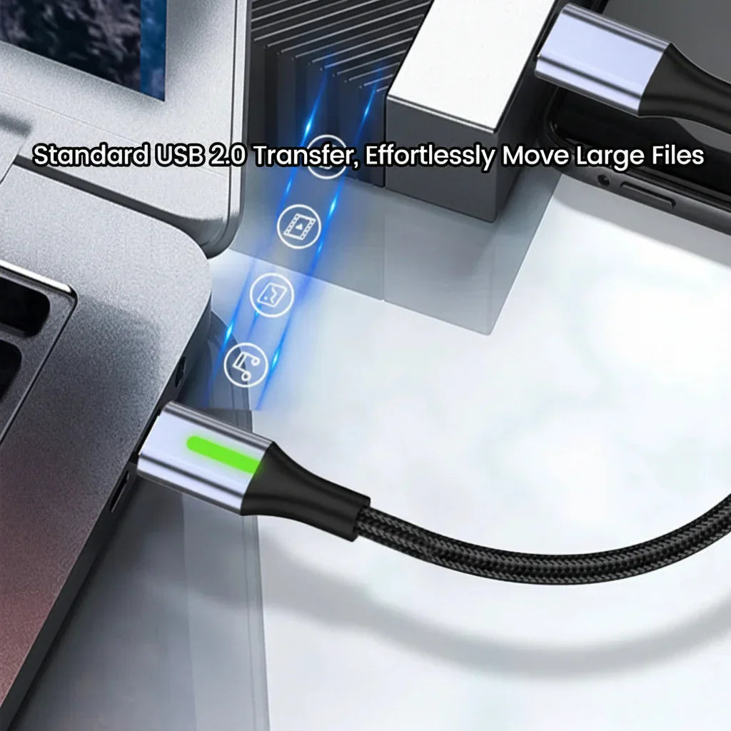 Přenosný externí SSD USB-C kabel pro rychlé nabíjení 6A | Temsk