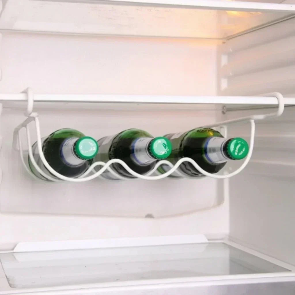 SpinShelf Space-Saving Rolling Bottle Holder For Refrigerator Shelves | Temsk