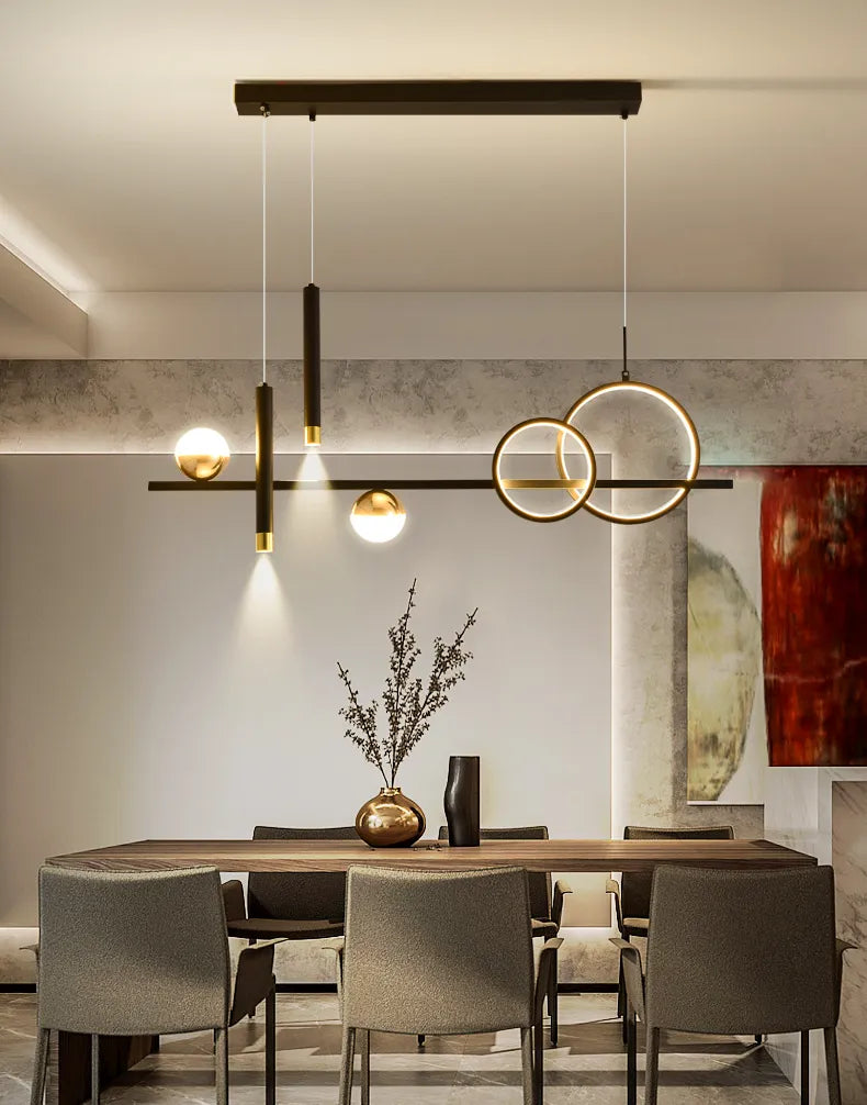 Lumenora schlanker moderner minimalistischer LED-Pendelleuchten-Spot mit Fernbedienung | Snurv | Temsk