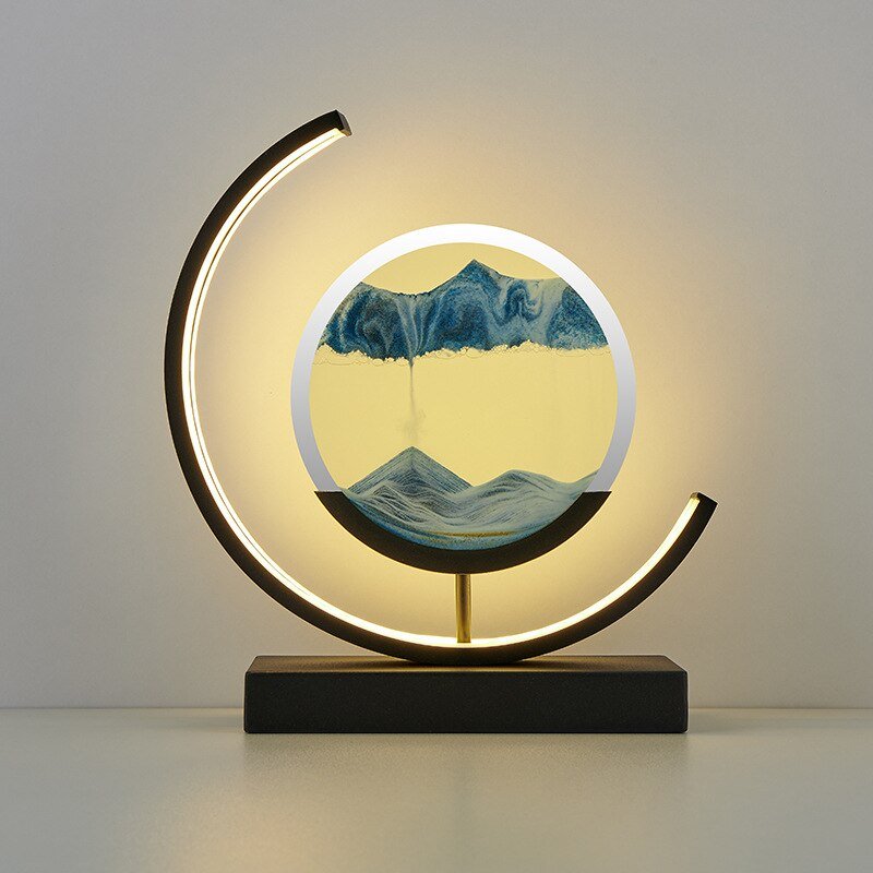 Sandlight Quicksand LED Table Lamp For Home Decor Accent | Temsk