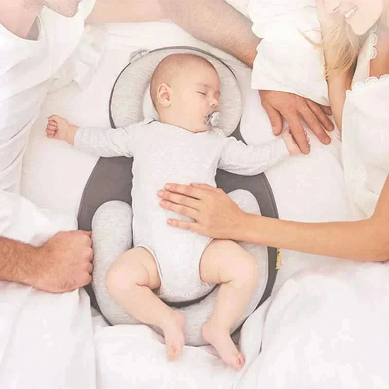 Cuscino ergonomico per neonati NurtureNest per un sonno sicuro | Temsk