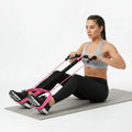 Ab Roller With Resistance Bands Core Workout Trainer For Home Use | Temsk