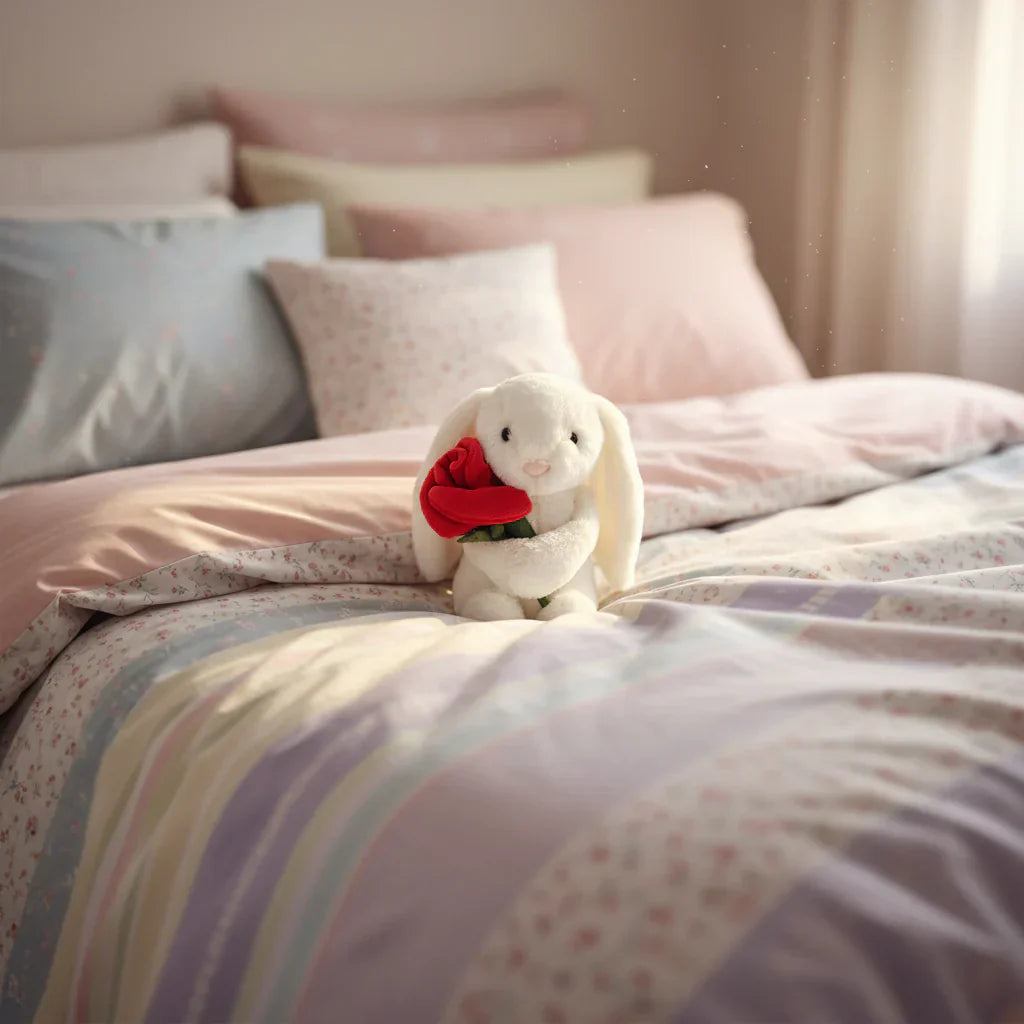 Plyšová hračka králíček Bunnycat jako dárek k promoci | Temsk