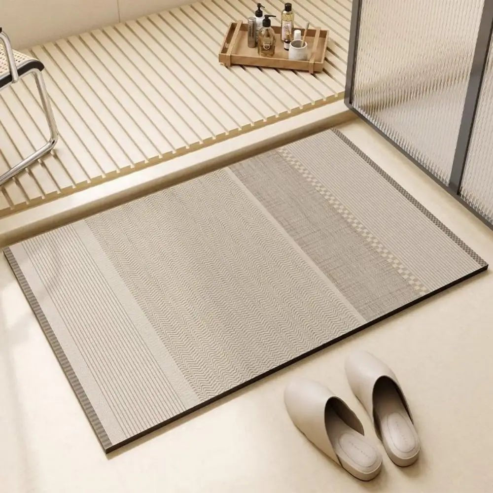AquaNest Non-Slip Bath Mat for Fast Water Absorption | Temsk