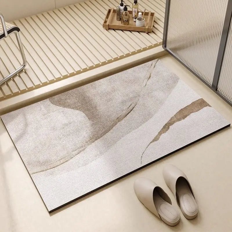 AquaNest Non-Slip Bath Mat for Fast Water Absorption | Temsk