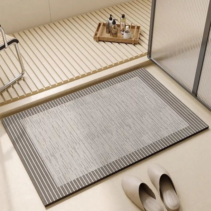 AquaNest Non-Slip Bath Mat for Fast Water Absorption | Temsk