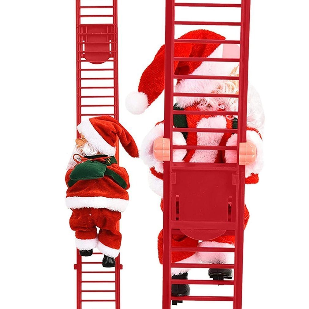 JoyPulse Santa Claus hudební dekorace na lezení pro slavnostní náladu | Temsk