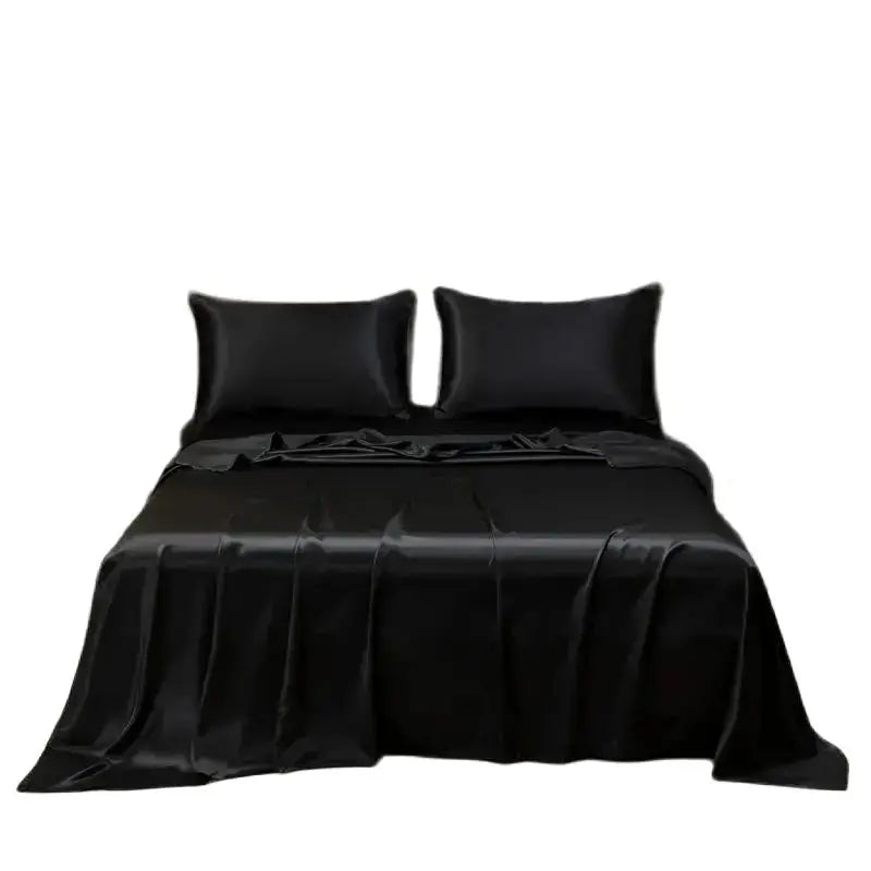 LunaCool Silky Cooling Satin Bedding Set With Breathable Comfort | Temsk