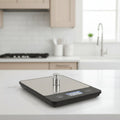 Digital Scale In Stainless Steel, 22 Lb Capacity For Precise Food Weighing | Temsk