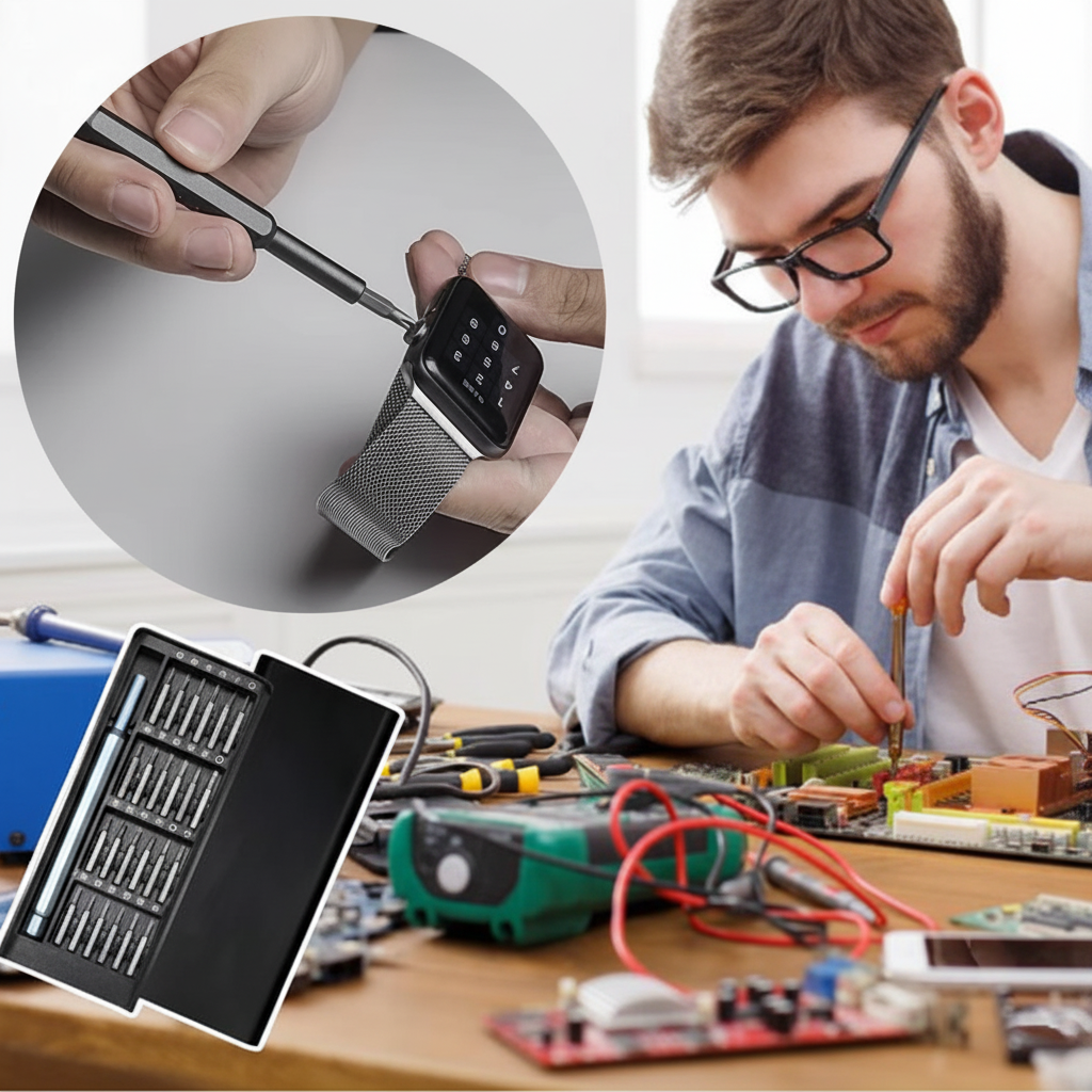 Magnetic Precision Screwdriver Kit for Aluminum Repair | Temsk