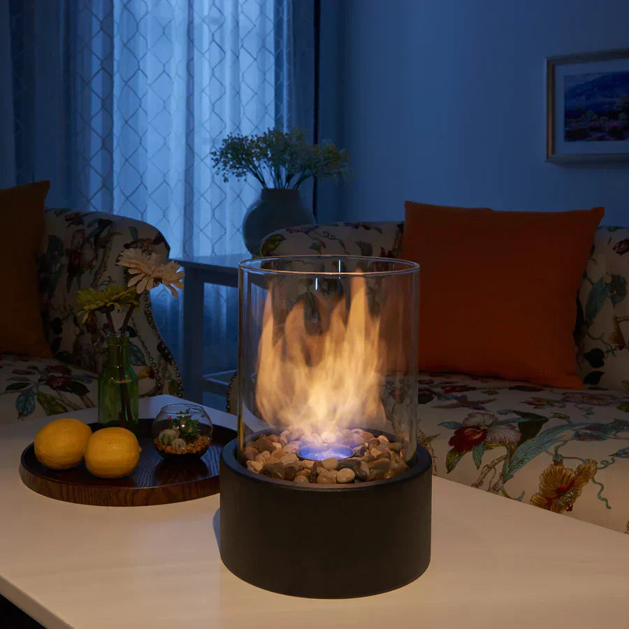 LumiFlame Ethanol-Kamin zum Mitnehmen für moderne Atmosphäre überall | Temsk