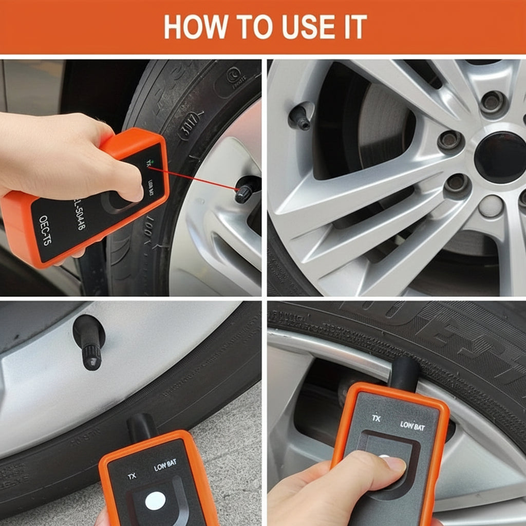 Kabelloses TPMS-Neulernwerkzeug zur einfachen Reifensensor-Rücksetzung | Temsk