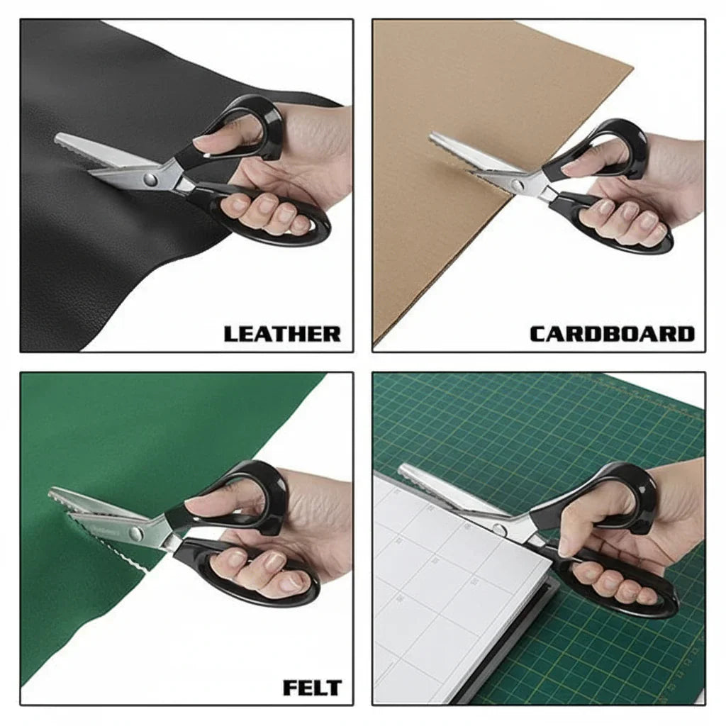 Stainless Steel Pinking Shears For Fabric And Craft Cutting | Temsk