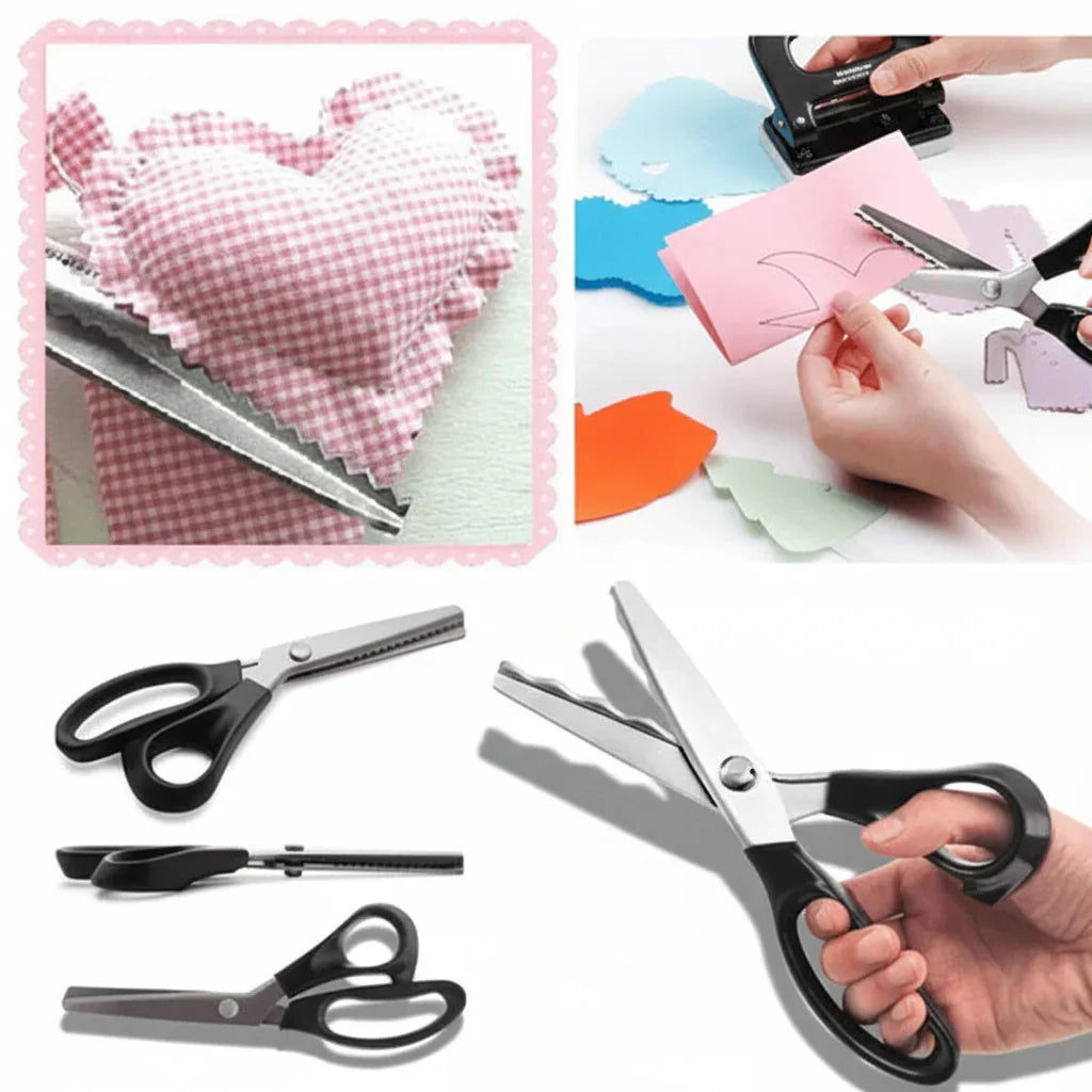 Stainless Steel Pinking Shears For Fabric And Craft Cutting | Temsk