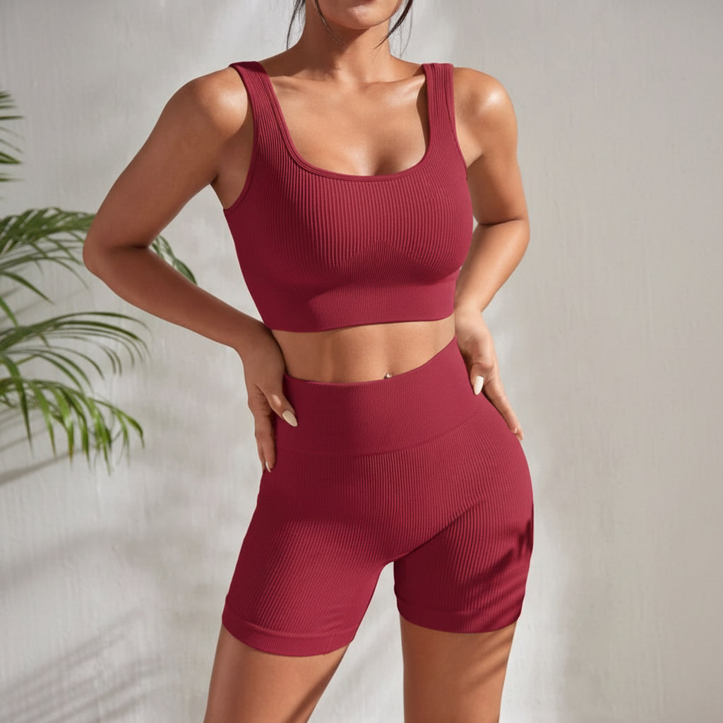 Nova Fitness Set Two Piece Women's Workout Outfit With Comfort And Style | Temsk