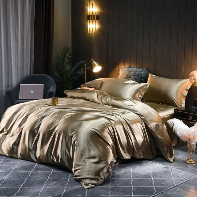 Aurora Silk Luxury Duvet Cover For Restful Sleep Every Night | Temsk