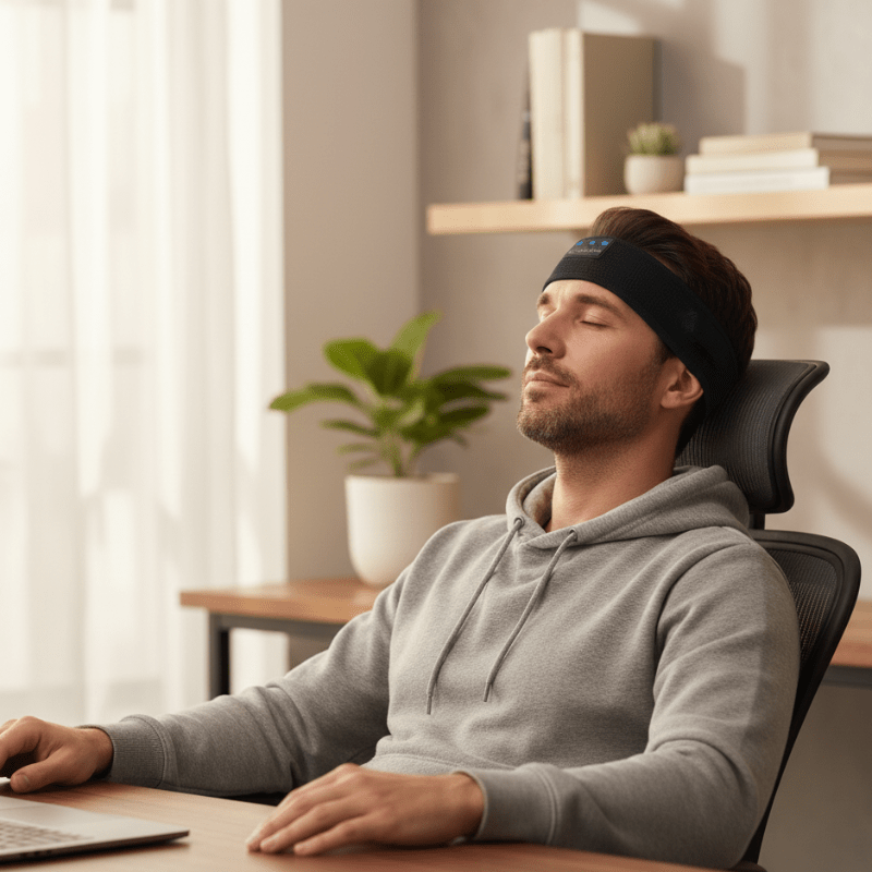 CloudRest Sleep Headband Earphones With 14 Hour Battery Life | Temsk