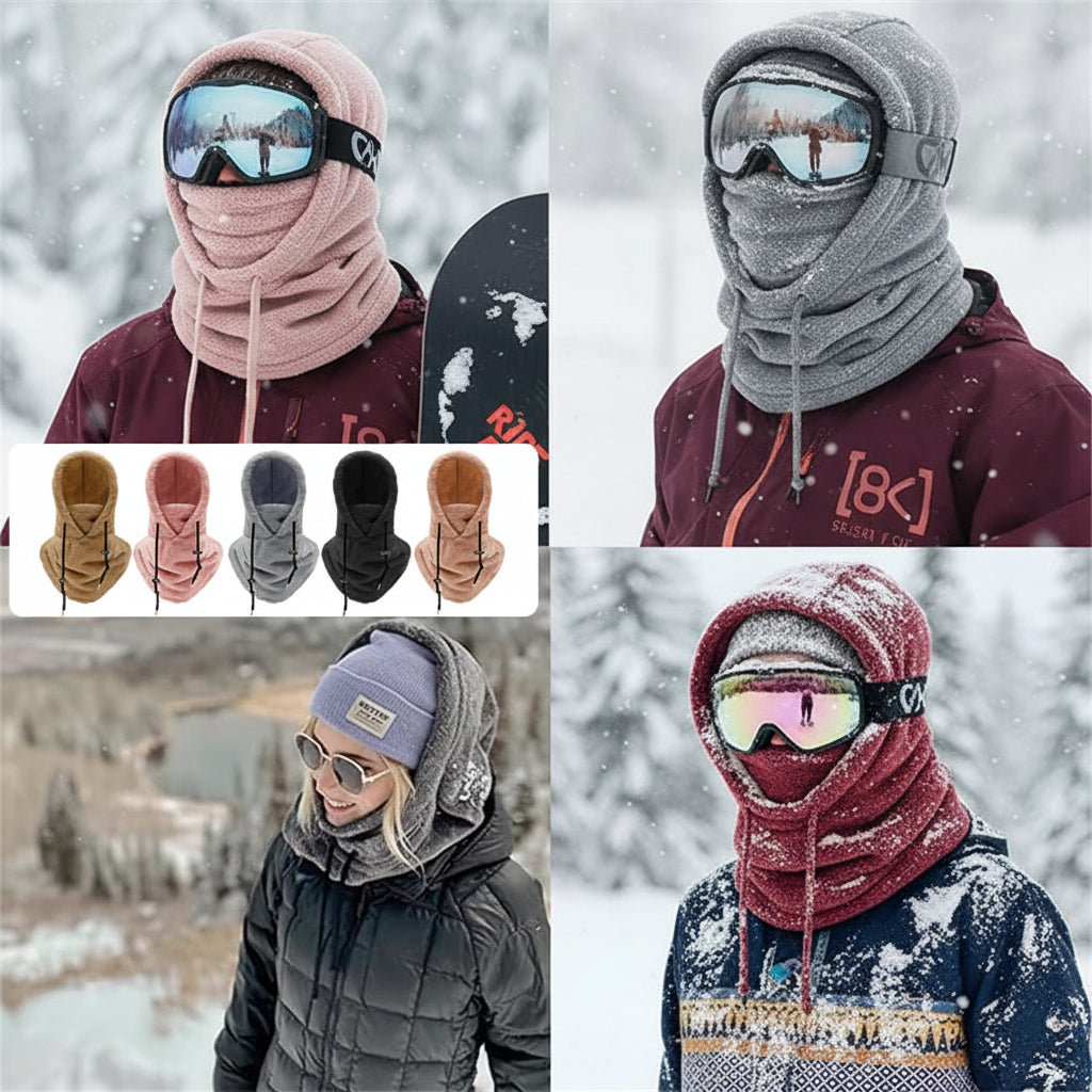 Warm Fleece Balaclava Ski Mask With Windproof Design | Temsk