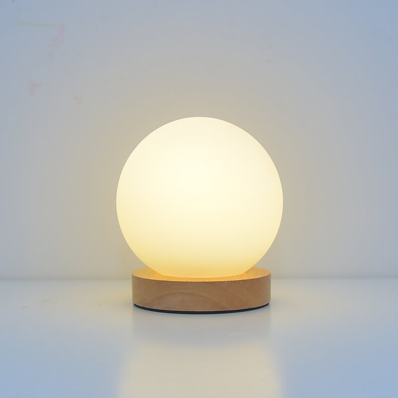 Lumora LED Nightstand Light With USB Rechargeable Minimalist Design | Temsk