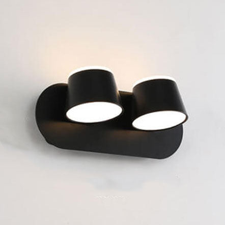 Aurora LED Wall Light With Rotating Cylinder Shade And 1/2/3 Flame Options | Temsk