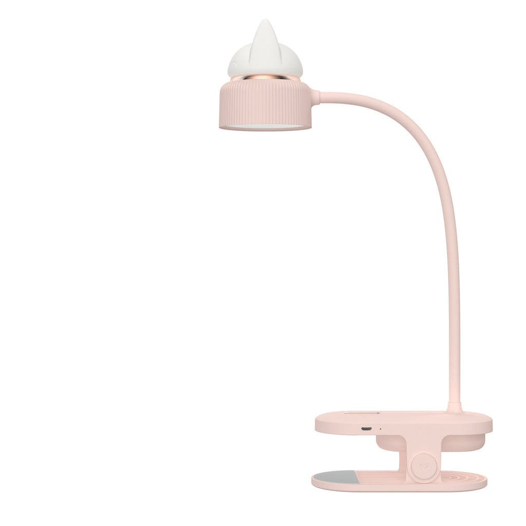 LED lampa LumaClip s klipem ve tvaru kočičích uší pro domácí kancelář a pohodlí očí | Temsk