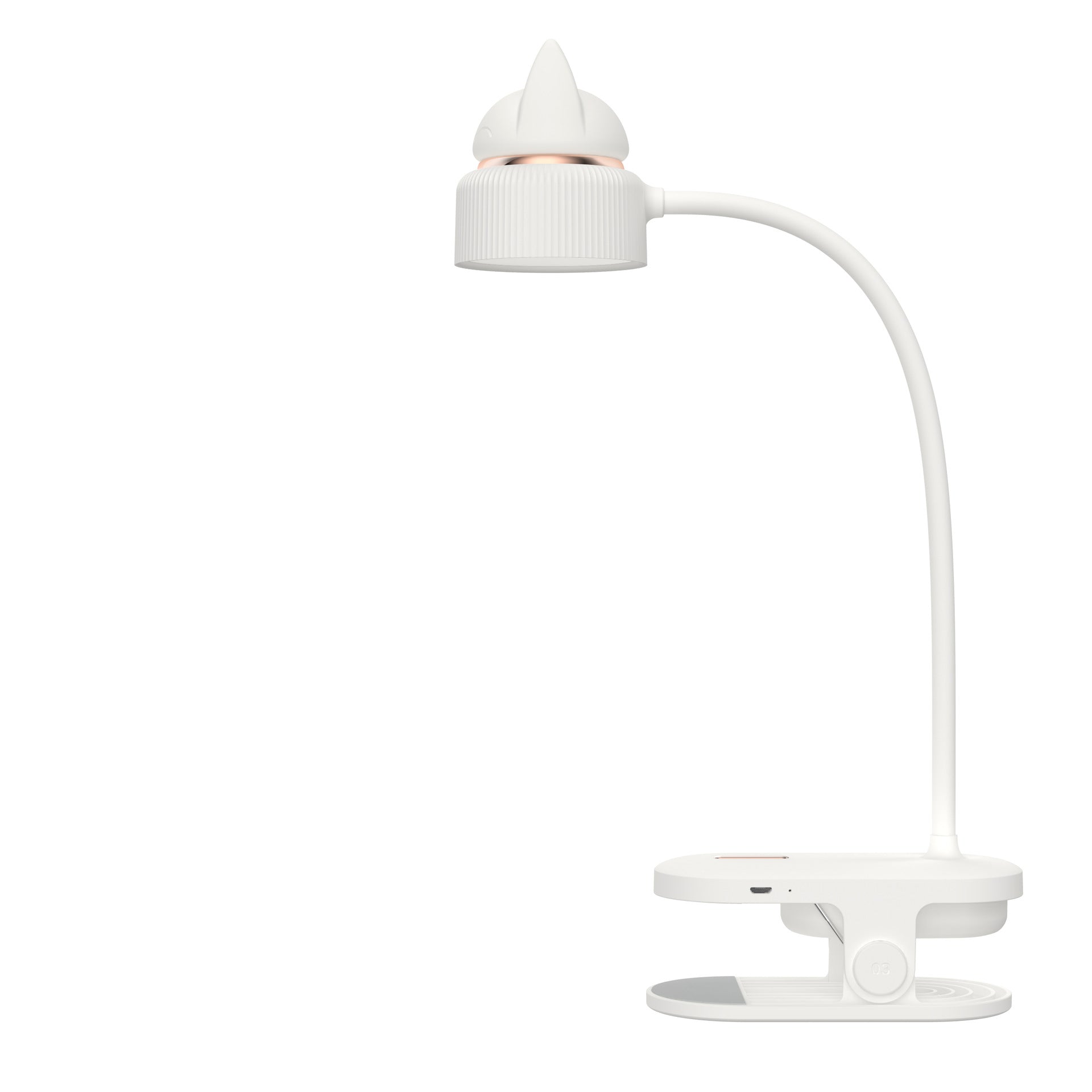 LED lampa LumaClip s klipem ve tvaru kočičích uší pro domácí kancelář a pohodlí očí | Temsk