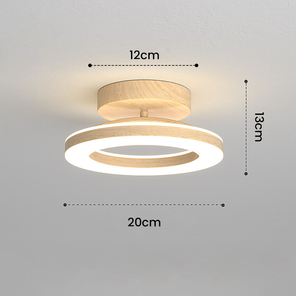 Runde Acrylleuchte mit LED-Deckenbeleuchtung für Flure und Eingänge | Temsk
