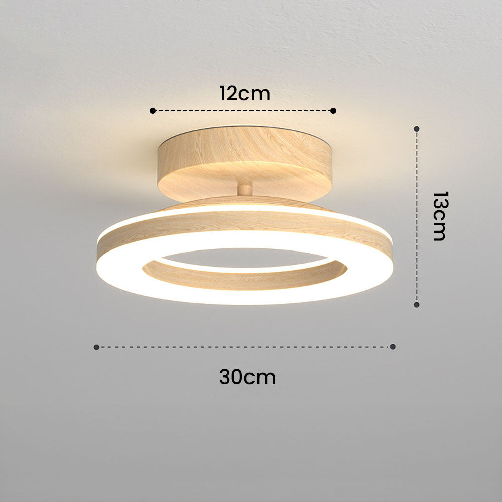 Runde Acrylleuchte mit LED-Deckenbeleuchtung für Flure und Eingänge | Temsk