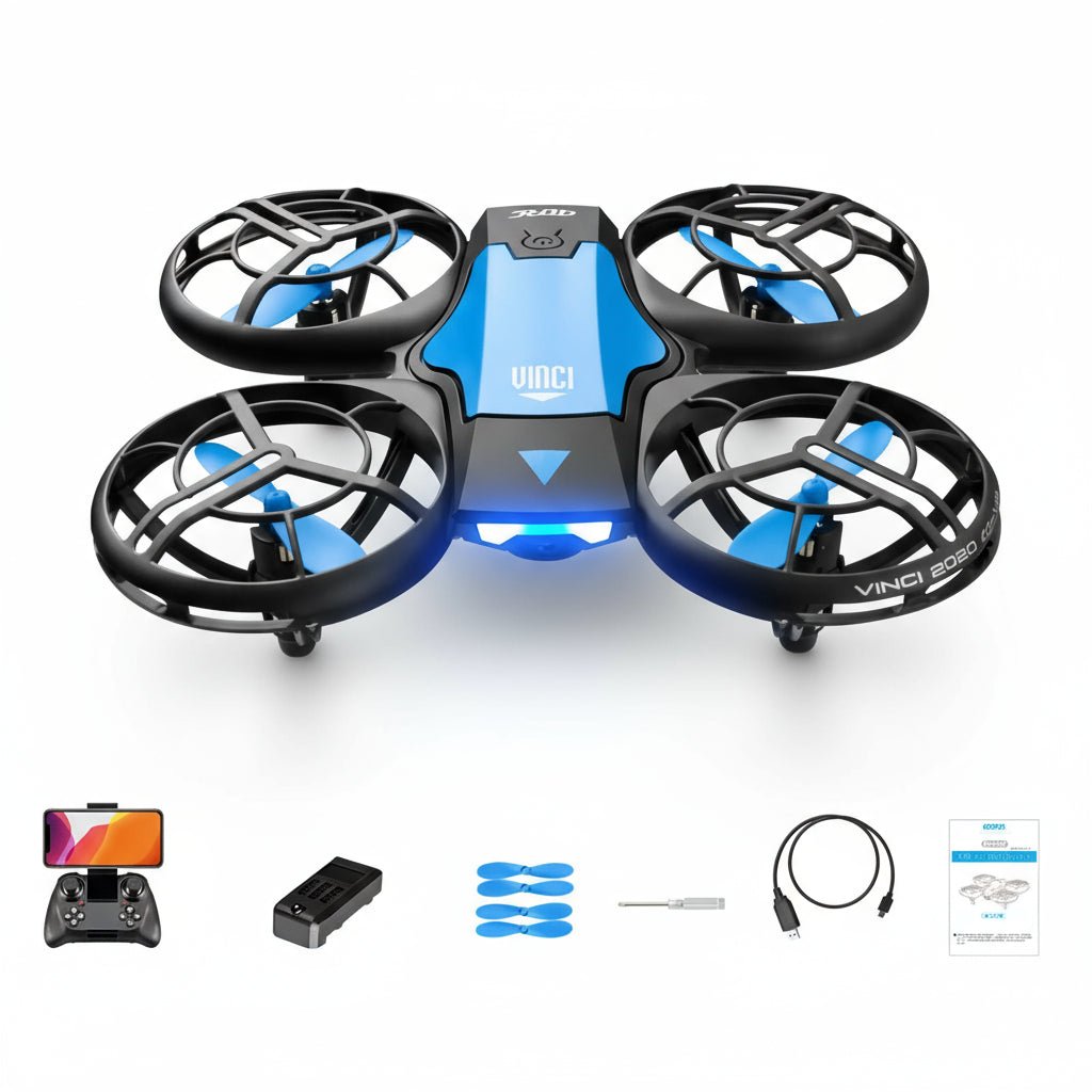 AeroGlide kompakt FPV-drone med 1080P vidvinkelkamera og højdehold | Temsk