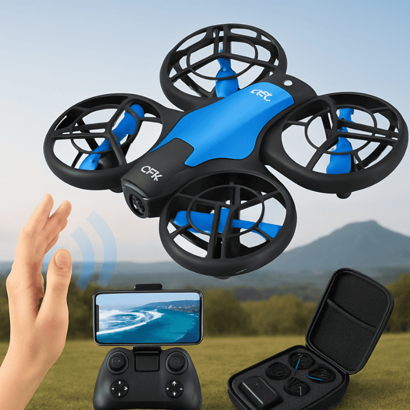 AeroGlide kompakt FPV-drone med 1080P vidvinkelkamera og højdehold | Temsk