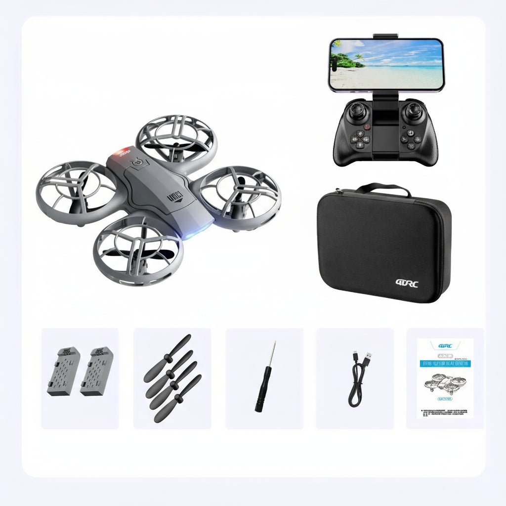 AeroGlide kompakt FPV-drone med 1080P vidvinkelkamera og højdehold | Temsk