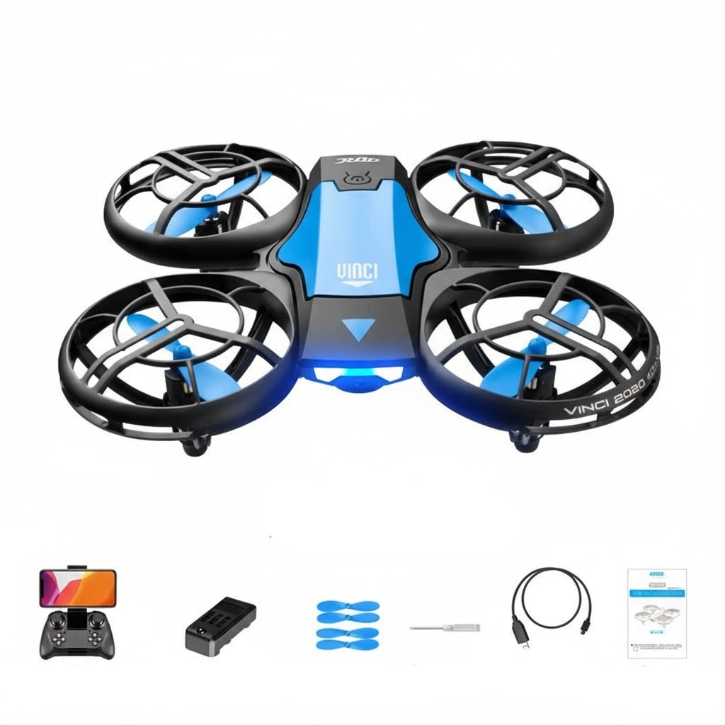 AeroGlide kompakt FPV-drone med 1080P vidvinkelkamera og højdehold | Temsk