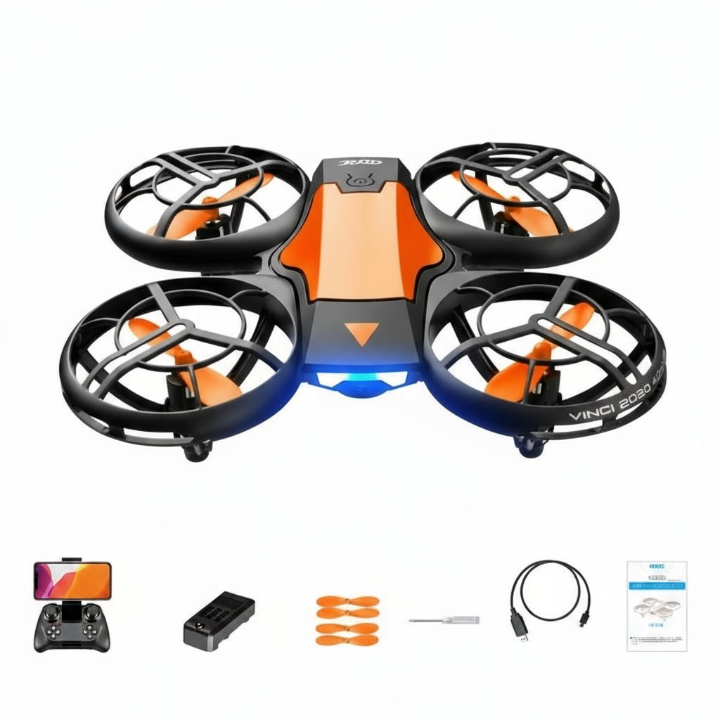 AeroGlide kompakt FPV-drone med 1080P vidvinkelkamera og højdehold | Temsk